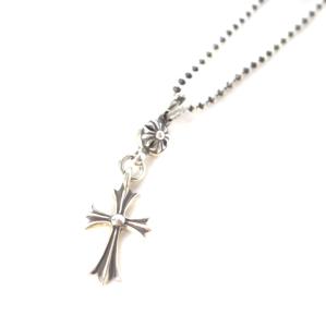 CHROME HEARTS 1Ball Tiny CH Cross 1ボール CHクロス ネックレス シルバー 925
