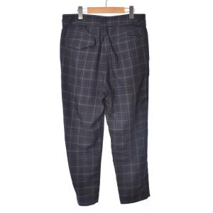 JieDa クルニ CULLNI ステュディオス STUDIOUS 別注 21AW TAPERED SLACKS CHECK テーパードパンツ