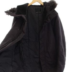 LAD MUSICIAN 中綿コート ショート リアルファー フード アウター 46 L チャコールグレー