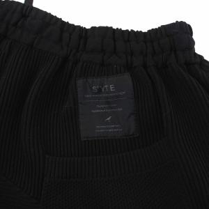 S’YTE YOHJI YAMAMOTO UT-K54-915 プリーツサルエルパンツ ニット 3 ブラック