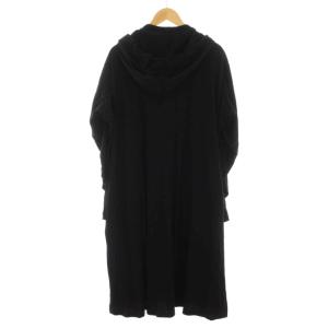 LAD MUSICIAN 15AW FLARE LONG ZIP UP PARKA ジップパーカー ロング 2215-606 アウター 42 S 黒