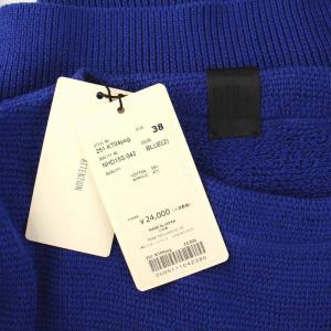 N.HOOLYWOOD リバーシブルニット セーター 長袖 38 M 青 ブルー 251-KT04