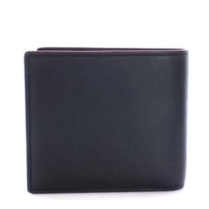 LOEWE ビフォールド 財布 二つ折り アナグラム レザー ブラック