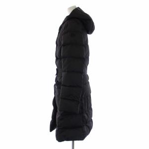 MONCLER 22AW AUBIGNY GIUBBOTTO ダウンコート ロング ダブル フード 1 ブラック