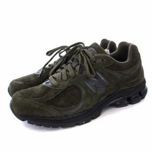 New Balance ML2002RM スニーカー スエード 27cm オリーブ