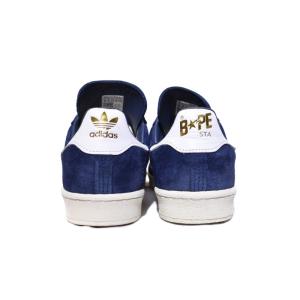 adidas アベイシングエイプ A BATHING APE BAPE Campus 80's College Navy スニーカー 28cm