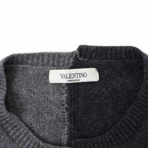 VALENTINO BEAUTY IS A BIRTH RIGHT ニット カシミヤ混 グレー NV0KC23R4NF