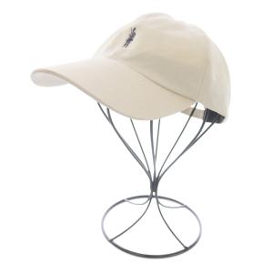 MACKINTOSH ギャバジンキャップ 野球帽 帽子 ワンポイント キャンバス アイボリー 紺 ネイビー