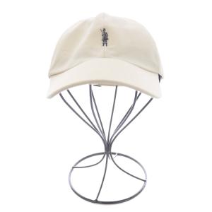 MACKINTOSH ギャバジンキャップ 野球帽 帽子 ワンポイント キャンバス アイボリー 紺 ネイビー