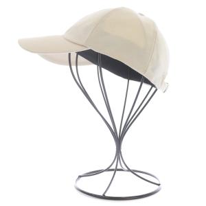 MACKINTOSH ギャバジンキャップ 野球帽 帽子 ワンポイント キャンバス アイボリー 紺 ネイビー