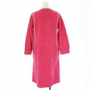 Christian Dior カーディガン コーディガン ジップアップ パイル ロゴ M ピンク