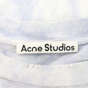 Acne Studios Tシャツ カットソー 半袖 ロゴ スタンプ コットン L 水色 ライトブルー FN-MN-TSHI000424