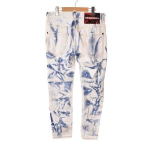 DSQUARED2 19SS S74LB0486 SKATER JEAN ブリーチデニムパンツ 44 ブルー