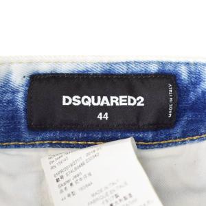DSQUARED2 19SS S74LB0486 SKATER JEAN ブリーチデニムパンツ 44 ブルー