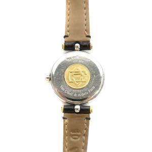 Van Cleef & Arpels La Collection 腕時計 アナログ クォーツ 2針 ラウンドフェイス ホワイト