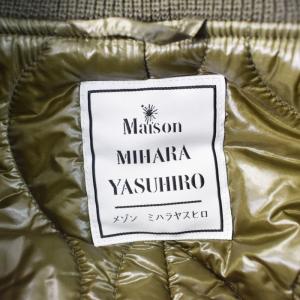 MIHARA YASUHIRO 22AW MMY Quilinting combined MA-1 cape 2way 36 カーキ