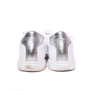 HERMES AVANTAGE スニーカー レザー 36 1/2 ホワイト