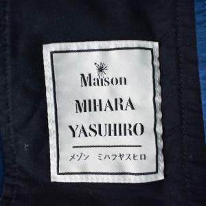 MIHARA YASUHIRO 23SS クラシックフェード スーベニアジャケット ヴィンテージ加工 刺繍 48 J10BL051