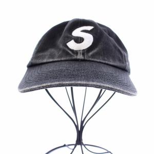 Supreme 23SS Pigment Canvas S Logo 6-Panel ベースボールキャップ グレー