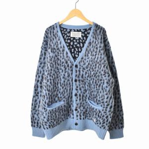 22AW LEOPARD HEAVY MOHAIR CARDIGAN