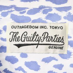 WACKO MARIA HAWAIIAN SHIRT S TYPE-1 ハワイアンシャツ 半袖 レオパード L ブルー