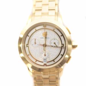 Classic Chronograph Bracelet 腕時計 クォーツ 電波時計 クロノグラフ 白 ホワイト ゴールド色