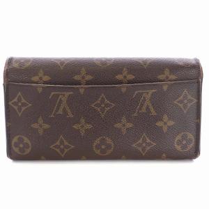 LOUIS VUITTON モノグラム ポルトフォイユ サラ 長財布 二つ折り 茶 ブラウン M60531
