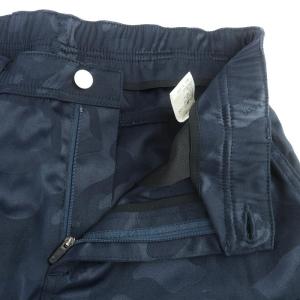 MARK&LONA ゴルフウェア ショートパンツ ハーフ カモフラ 迷彩 ロゴ スカル ドクロ 星 スター スタッズ 46 S 紺 ネイビー