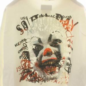 doublet 19AW EMBROIDERY HOODIE パーカー プルオーバー 刺繍 19AW29CS142 M 白 ホワイト