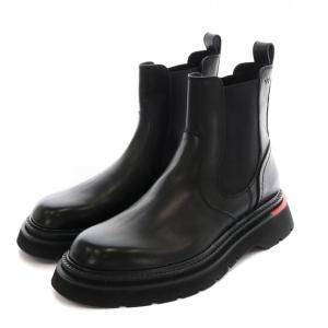 DSQUARED2 サイドゴアブーツ ショートブーツ レザー 42 ブラック