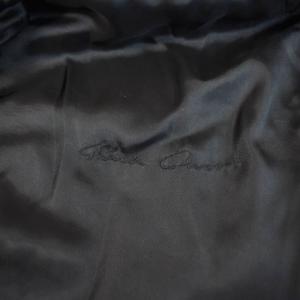 Rick Owens Bauhaus Jacket ラムファー 50 ブラック RU02B2768-LGWLZE