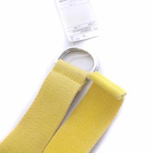 DSQUARED2 ダブルリングベルト ロゴプリント 黄色 イエロー S82BE0437