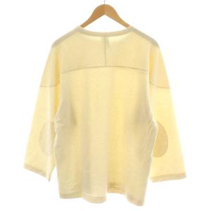 COMOLI W03-05011 22AW ウールフットボールTシャツ カットソー 長袖 2 M ベージュ 