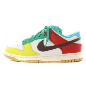 DUNK LOW FREE 99 WHITE/LIGHT CHOCOLATE-ROMA GREEN