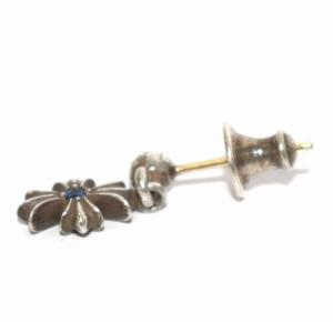 CHROME HEARTS タイニーE CHプラス ドロップピアス 片耳 925 14K シルバー