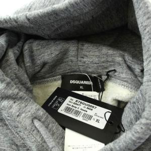 DSQUARED2 ICON SPRAY C. HOODIE プルオーバーパーカー 裏起毛 XL グレー
