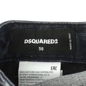 DSQUARED2 S74LB1035 Super Twinky デニムパンツ ボタンフライ ダメージ加工 50 グレー