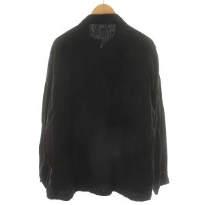 COMOLI 21SS T01-01014 リネンB.D.Uジャケット M ブラック