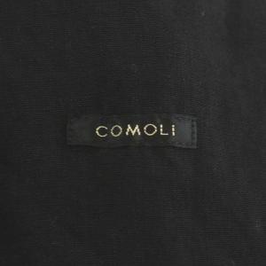 COMOLI 21SS T01-01014 リネンB.D.Uジャケット M ブラック