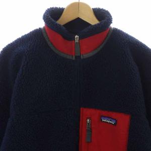 Patagonia 16AW クラシック レトロX ジャケット ボア ハイネック S 紺 ネイビー 23056