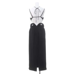 Mame Kurogouchi Stretched Triacetate Basket Pattern Dress