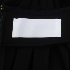 Mame Kurogouchi Stretched Triacetate Basket Pattern Dress