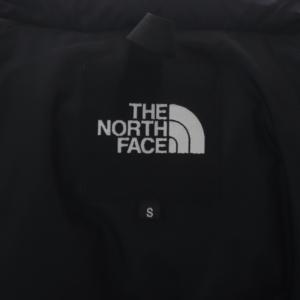 THE NORTH FACE ショートヌプシジャケット ダウンジャケット ジップアップ ナイロン アウター スタンドカラー S キャメル 黒 ブラック NDW91952