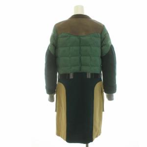UNDERCOVER 08AW UNREAL期 パッチワークドッキングダウンジャケット 2 グリーン