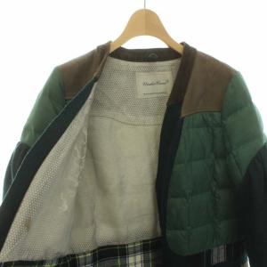 UNDERCOVER 08AW UNREAL期 パッチワークドッキングダウンジャケット 2 グリーン