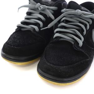 NIKE SB Dunk Low Pro Black Fog スニーカー シューズ スエード US9.5 27.5cm 黒 ブラック BQ6817-010