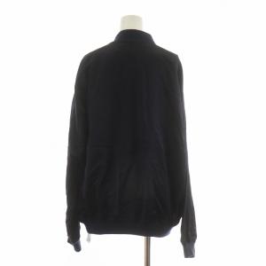 NEEDLES ブルゾン 中綿ジャケット ノーカラー 長袖 ジップアップ L 紺 ネイビー GY18