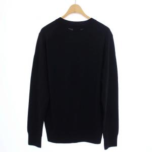 BURBERRY TB LOGO CREWNECK SWEATER DECLAN BLACK ニット セーター
