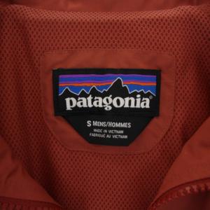 Patagonia Baggies Jacke バギーズジャケット ジップアップ ロゴ ナイロン S 赤 レッド 28151SP20