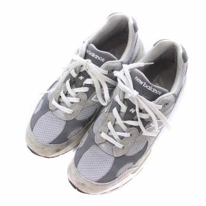 New Balance M992GR スニーカー スエード メッシュ 27.5cm グレー
